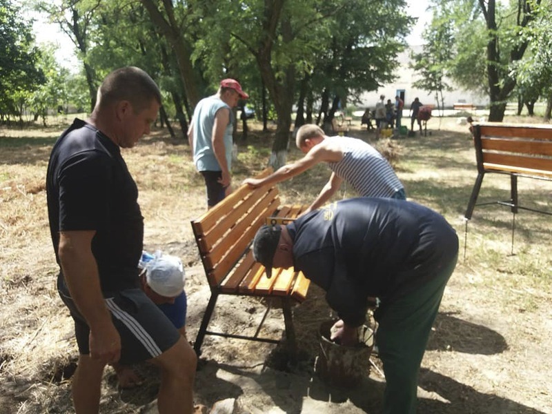 У Веселому почали облаштовувати парк | Новини Старобільськ