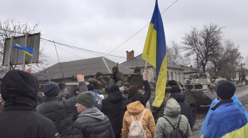 На Луганщині відбуваються мітинги проти російської окупації та війни