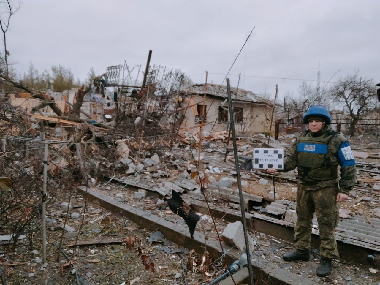 Наслідки нічного обстрілу в окупованому Щасті