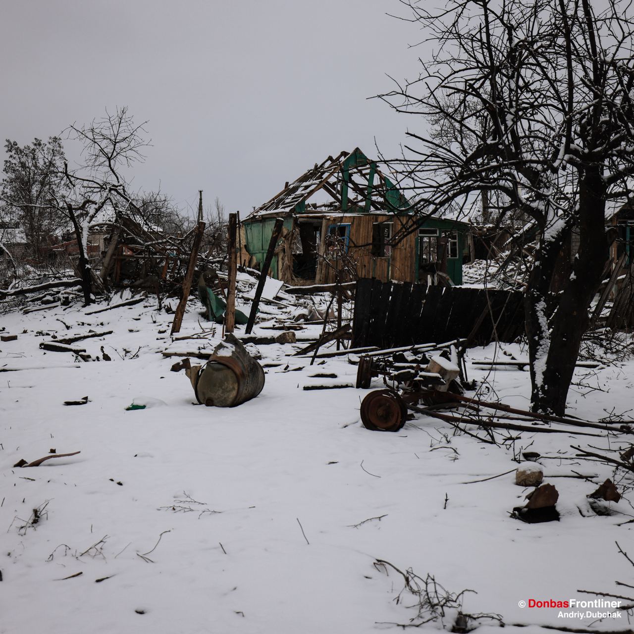 Фото з сел біля передньої лінії