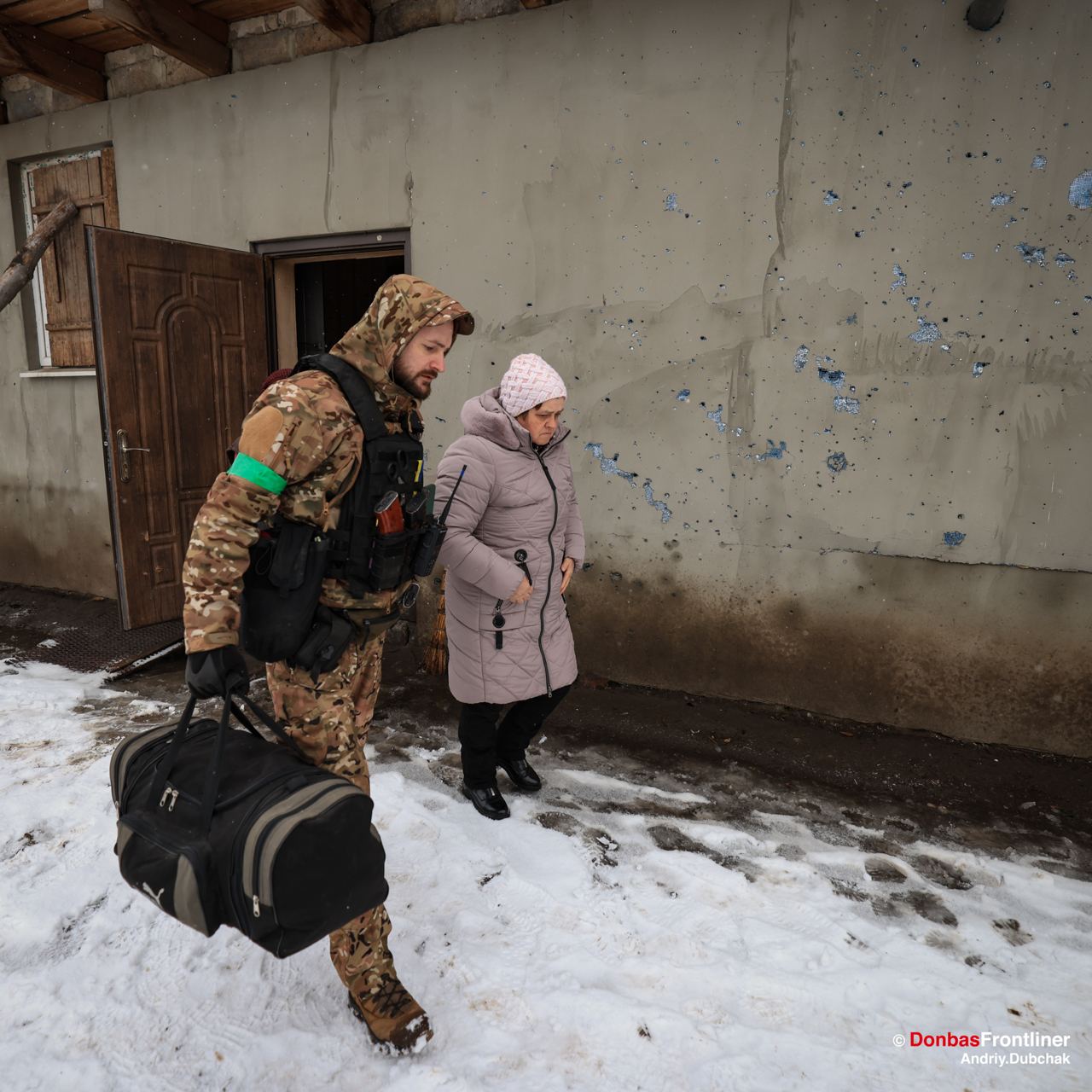 Фото з сел біля передньої лінії