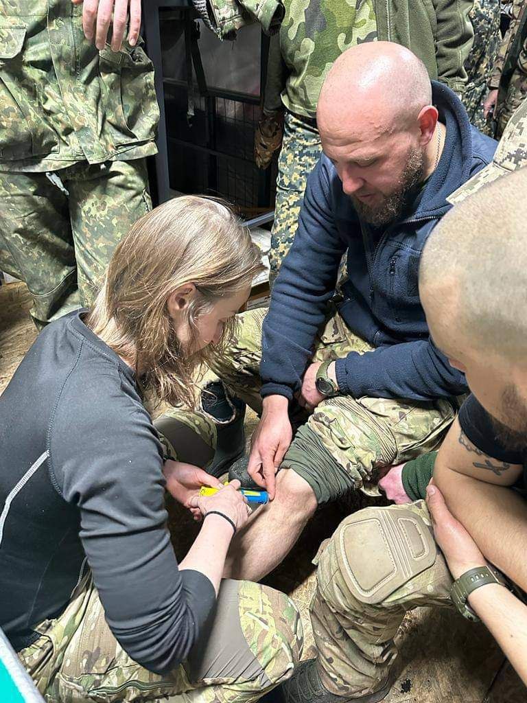 Добровольці на службу до штурмової бригади «Лють» пройшли підготовку з надання меддопомоги