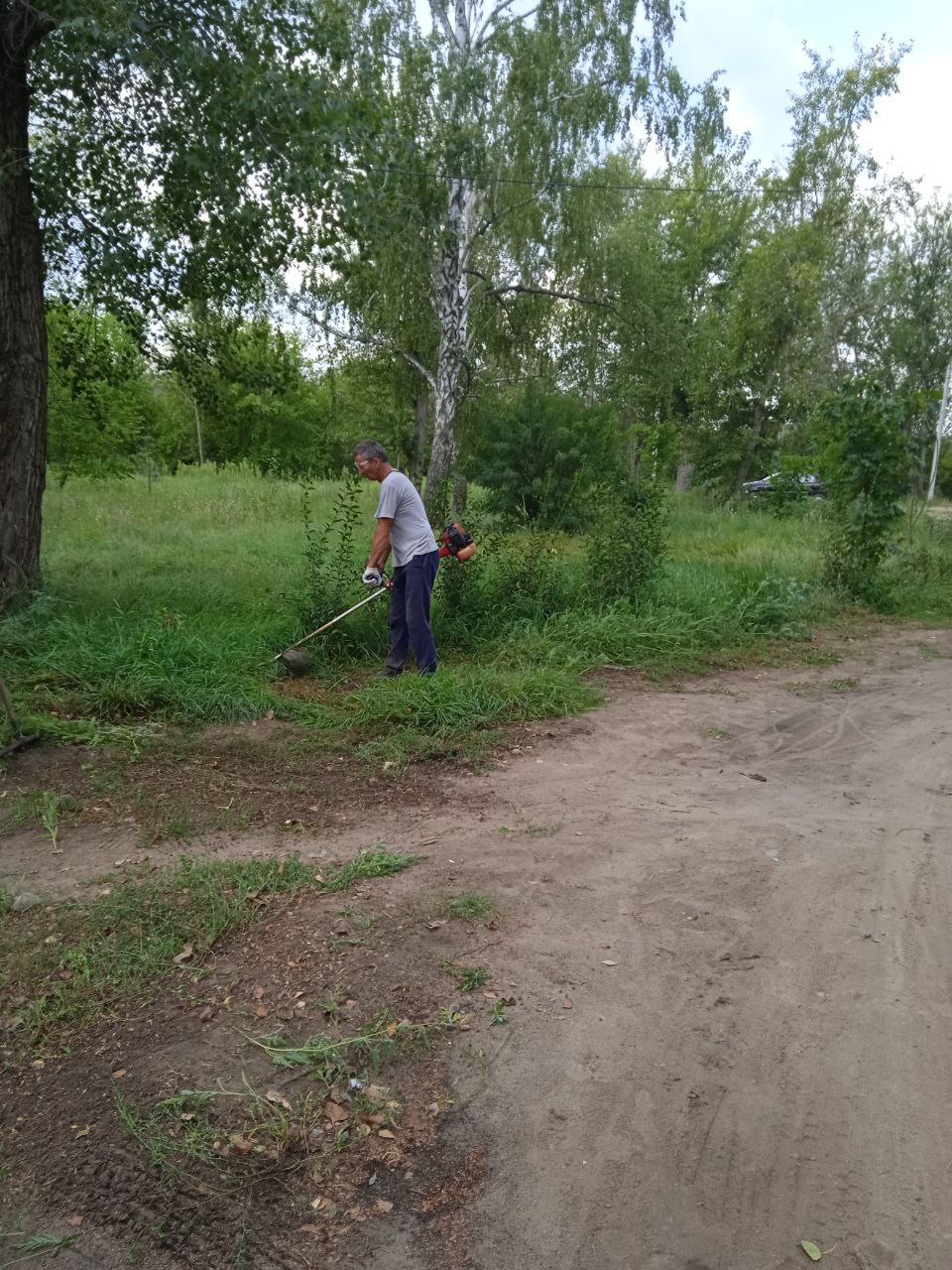 Як "єдинороси" прибирали парк в Новопскові