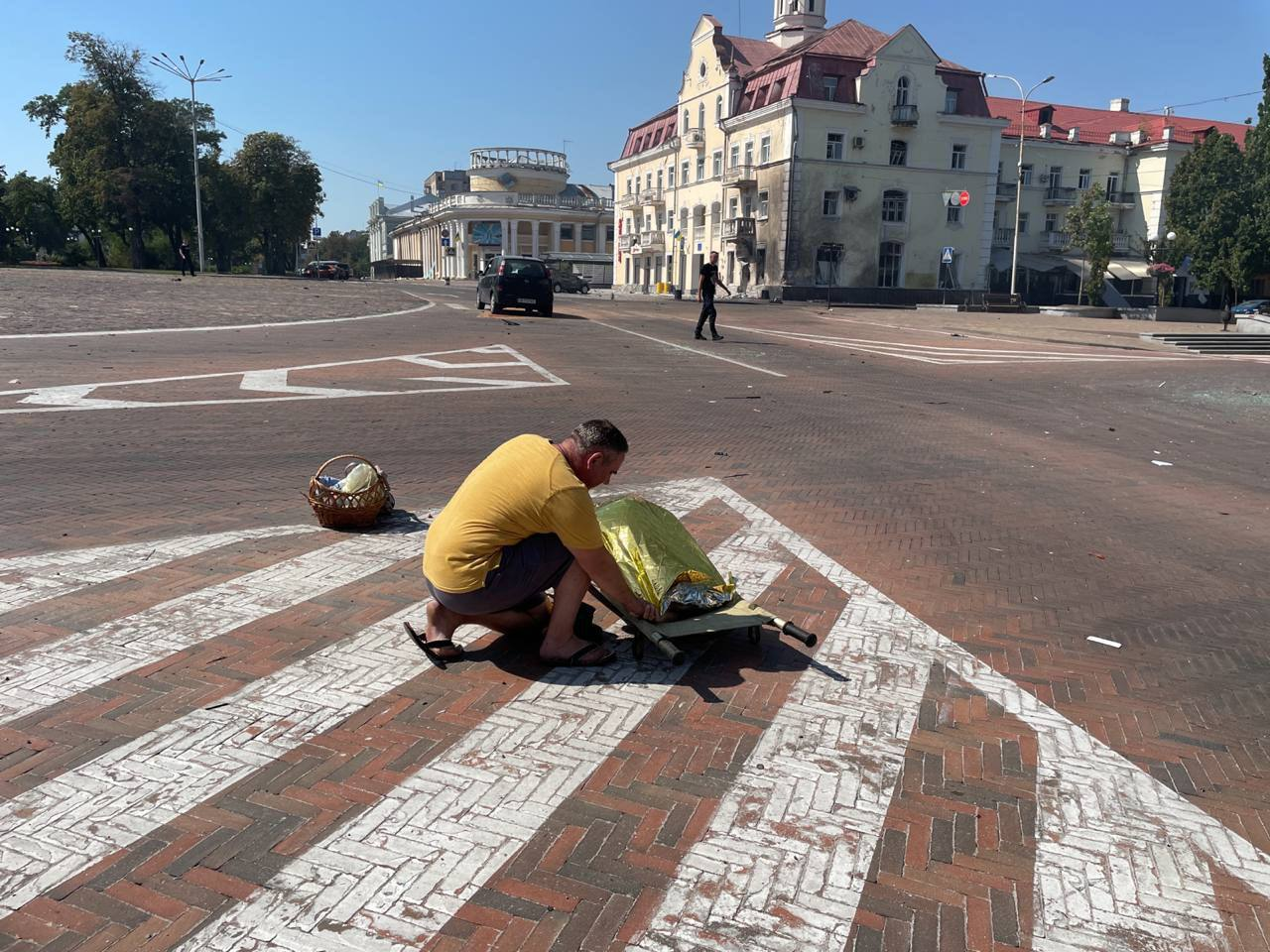 Удар по драмтеатру в Чернігові