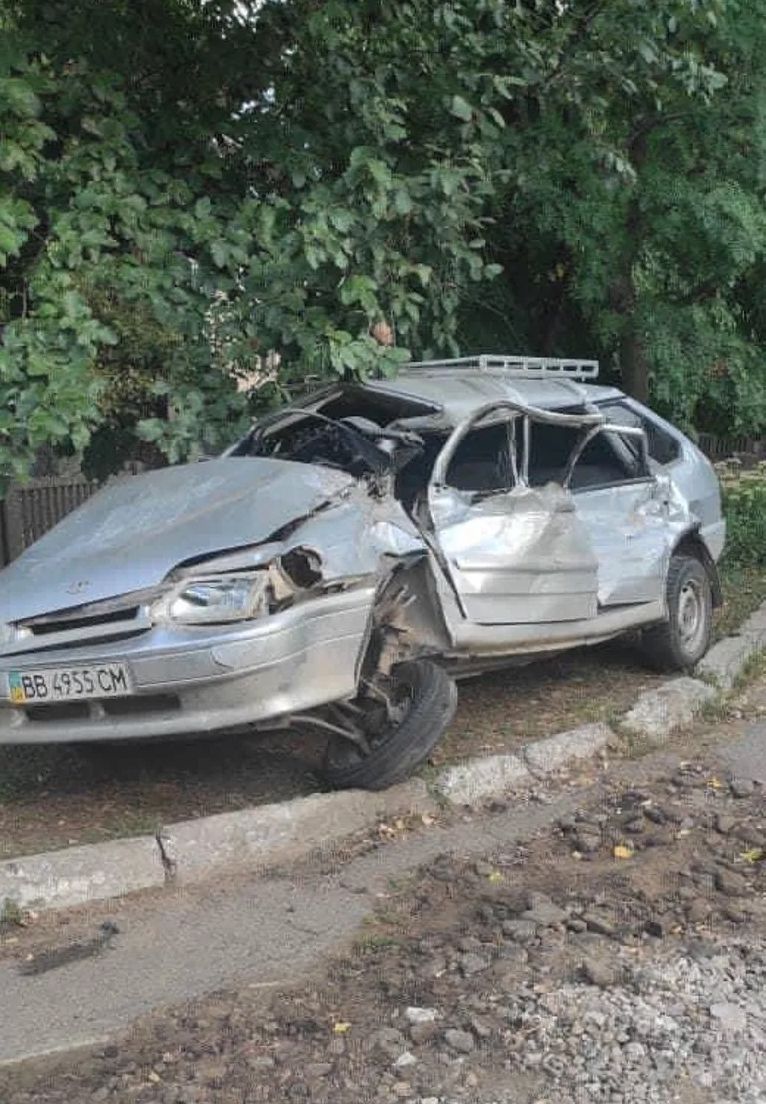 ДТП у Лисичанську: окупанти збили цивільне авто