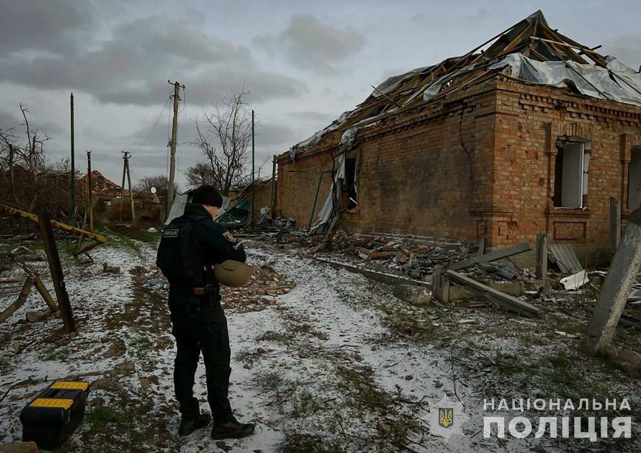 Обстріли в ніч з 27 на 28 листопада