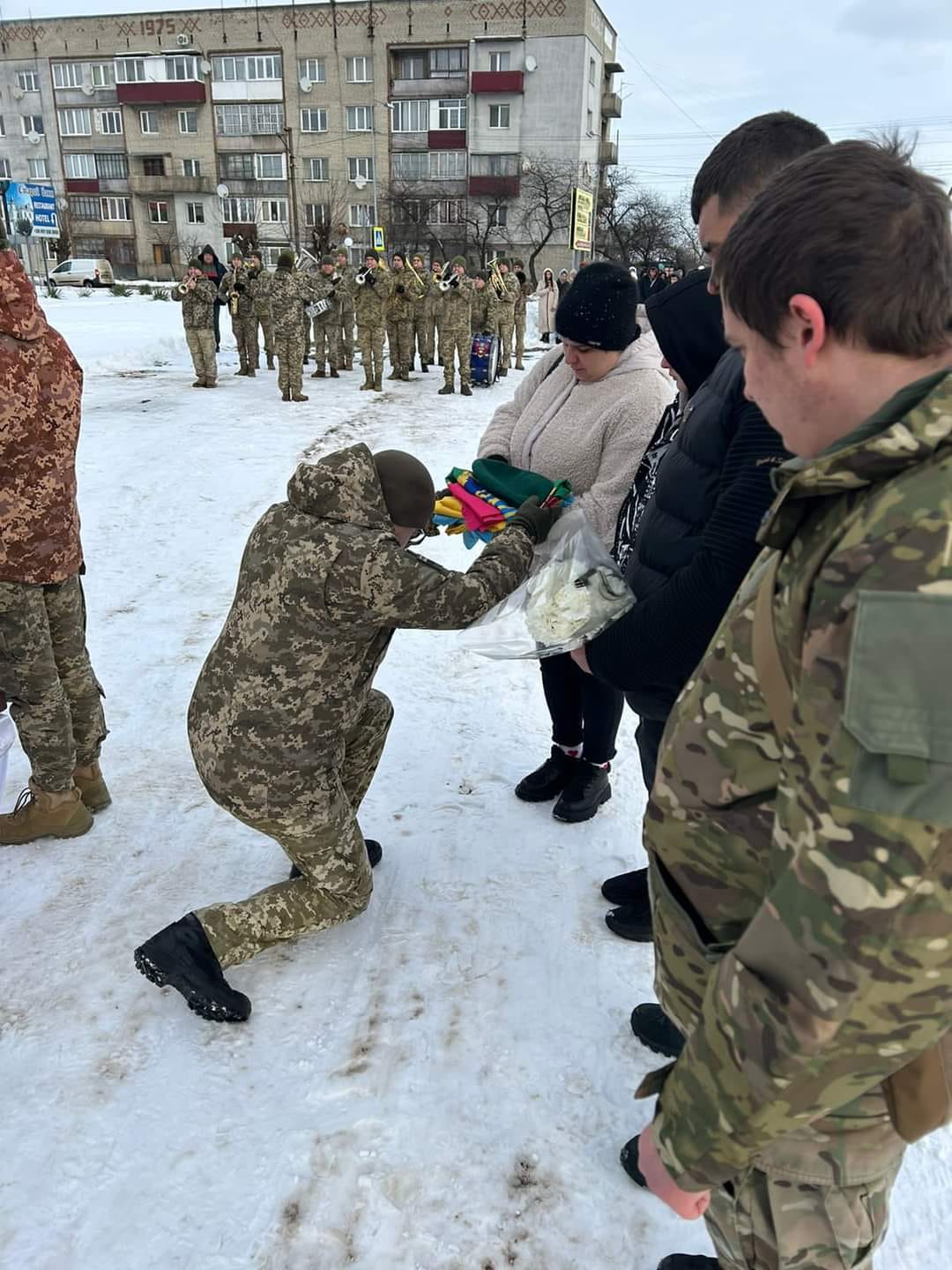 На Львівщині поховали прикордонника зі Старобільщини