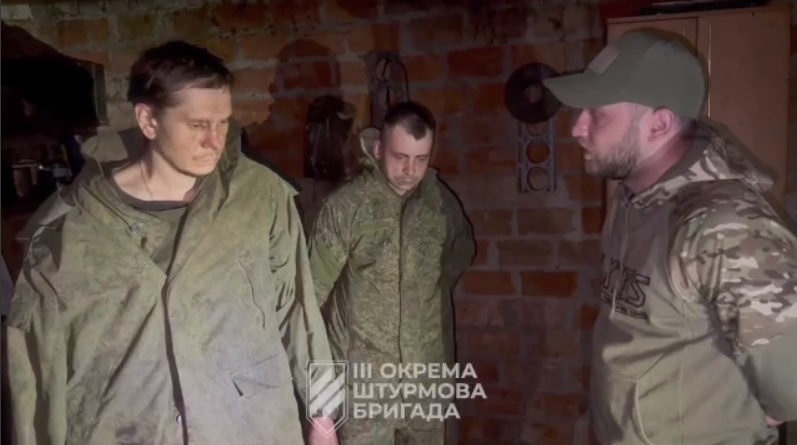 Бійці Третьої штурмової взяли в полон замкомандира роти і старшого сержанта РФ