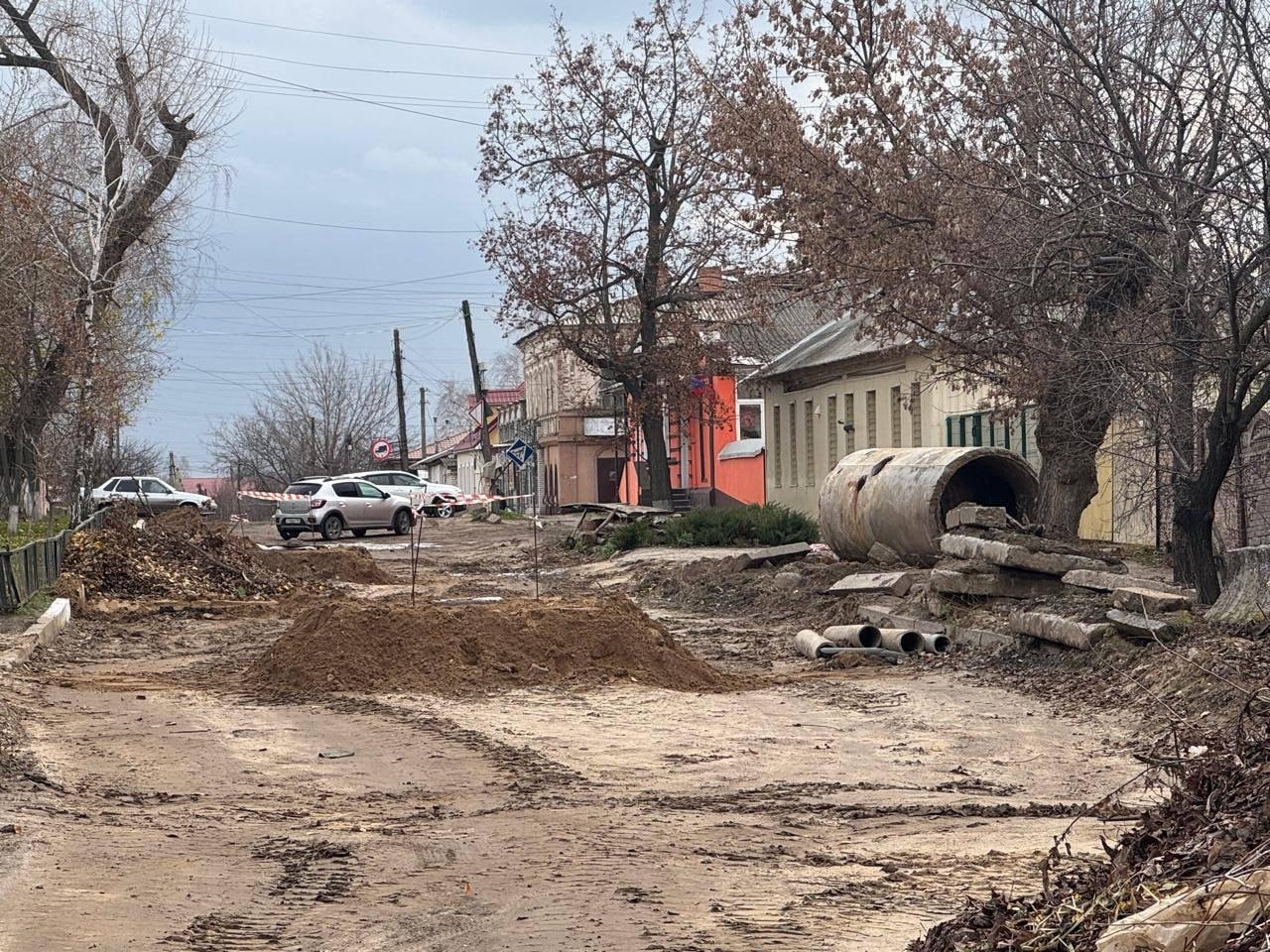 Вулиця Велика Садова в Старобільську розрита | Новини Старобільськ