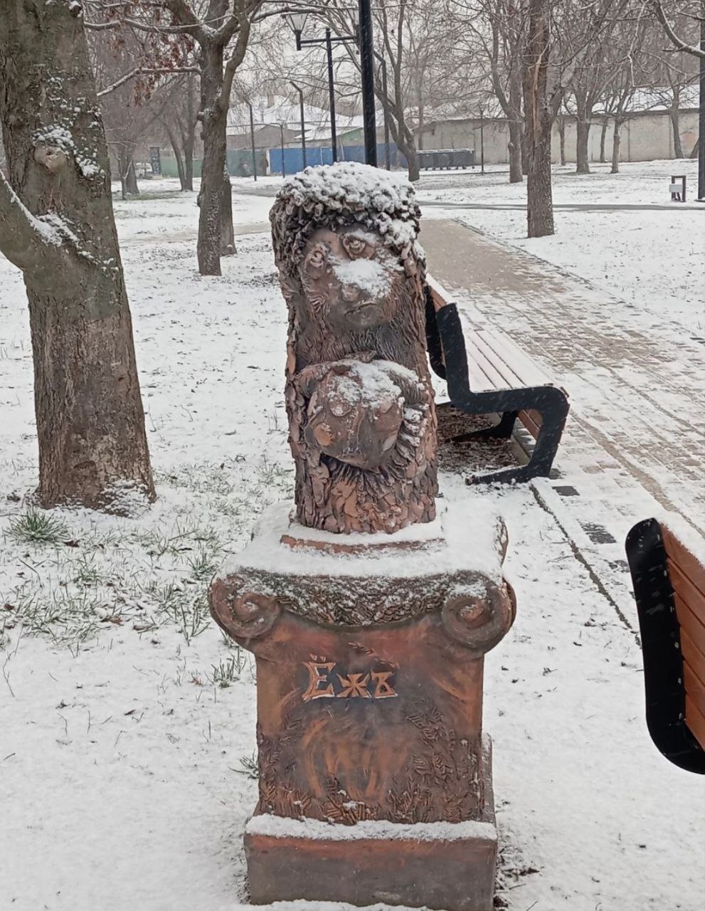 Трохи світлин з присипаного снігом Старобільська | Новини Старобільськ