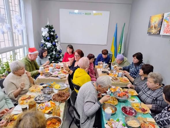 У Нижньодуванському хабі для ВПО відзначили Святий вечір
