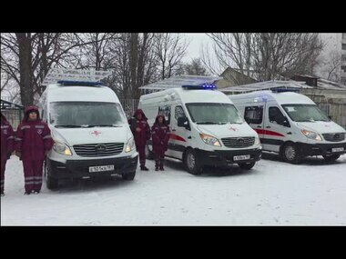 Броньовані "швидкі" завезли на Луганщину