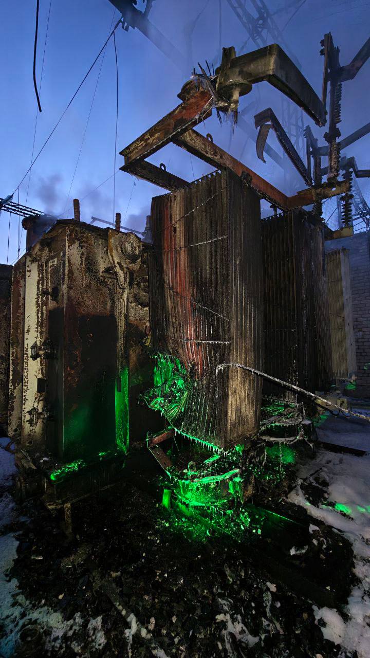 Окупаційна влада заявляє про атаки на енергосистему Луганщини