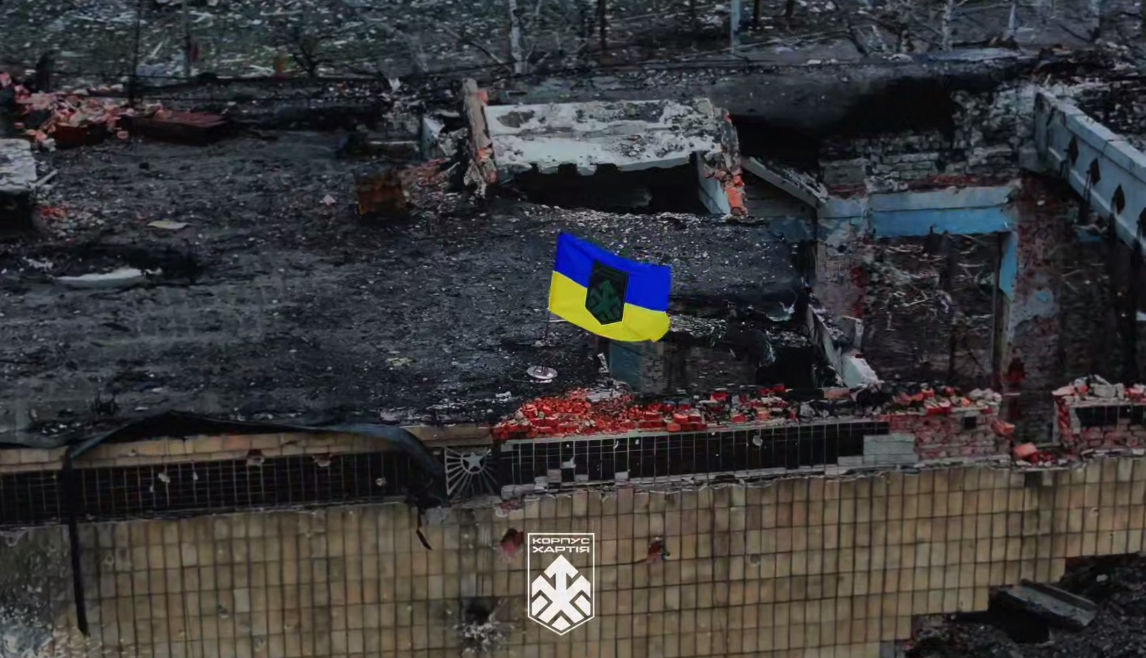 Український прапор підняли над мерією Куп’янська