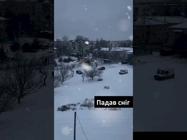 У Старобільську йшов сніг  | Новини Старобільськ