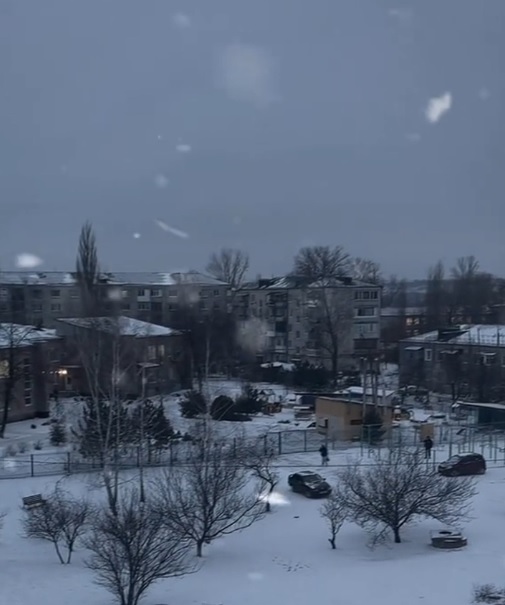 У Старобільську йшов сніг  | Новини Старобільськ