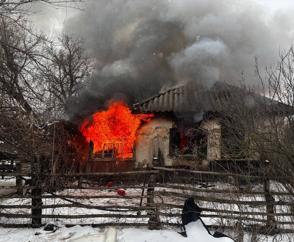 На Білокуракинщині згорів приватний будинок