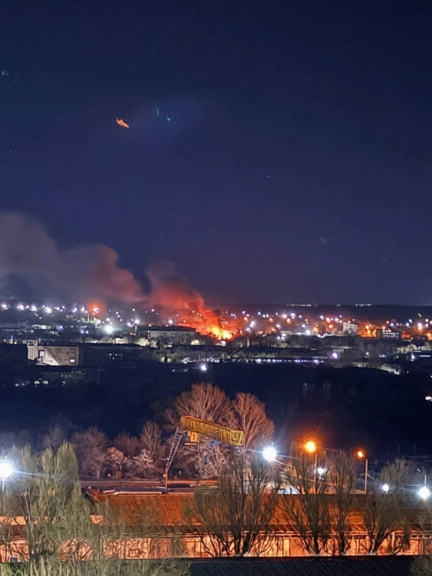 Вночі дрони завітали до Луганська