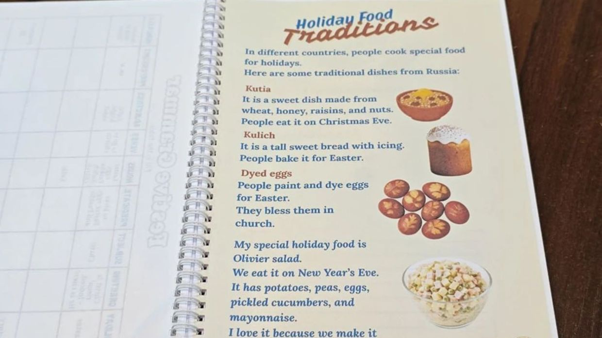 У Луганську просувають посібник з англійської мови з російськими наративами