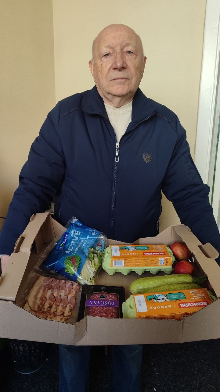 ВПО зі Старобільщини у Києві отримують продуктову допомогу