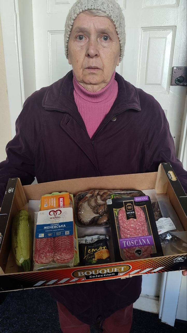 ВПО зі Старобільщини у Києві отримують продуктову допомогу