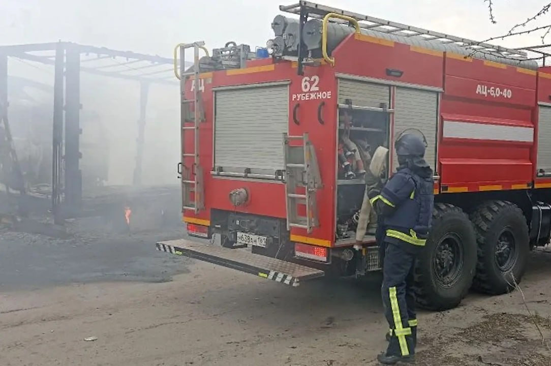 На окупованій Луганщині повідомили про пожежу в Рубіжному