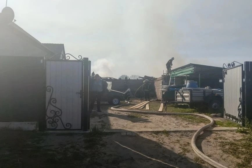 На окупованій Луганщині повідомляють про пожежу в Шульгинці 