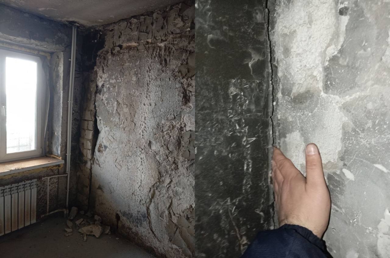 У «відремонтованому» будинку в окупованому Сіверськодонецьку виявили тріщини