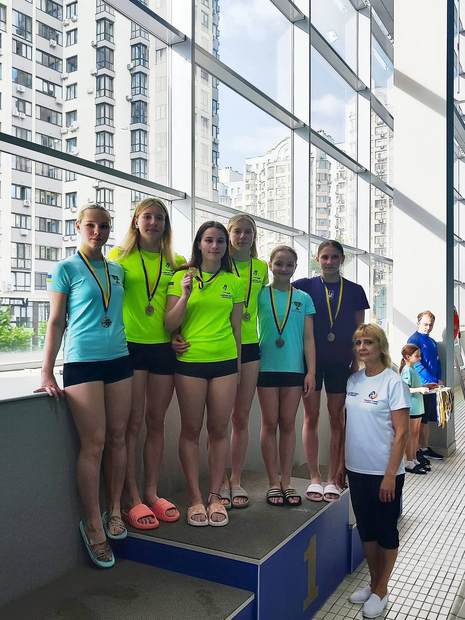 Луганські спортсменки здобули золото і срібло на чемпіонаті України зі стрибків у воду
