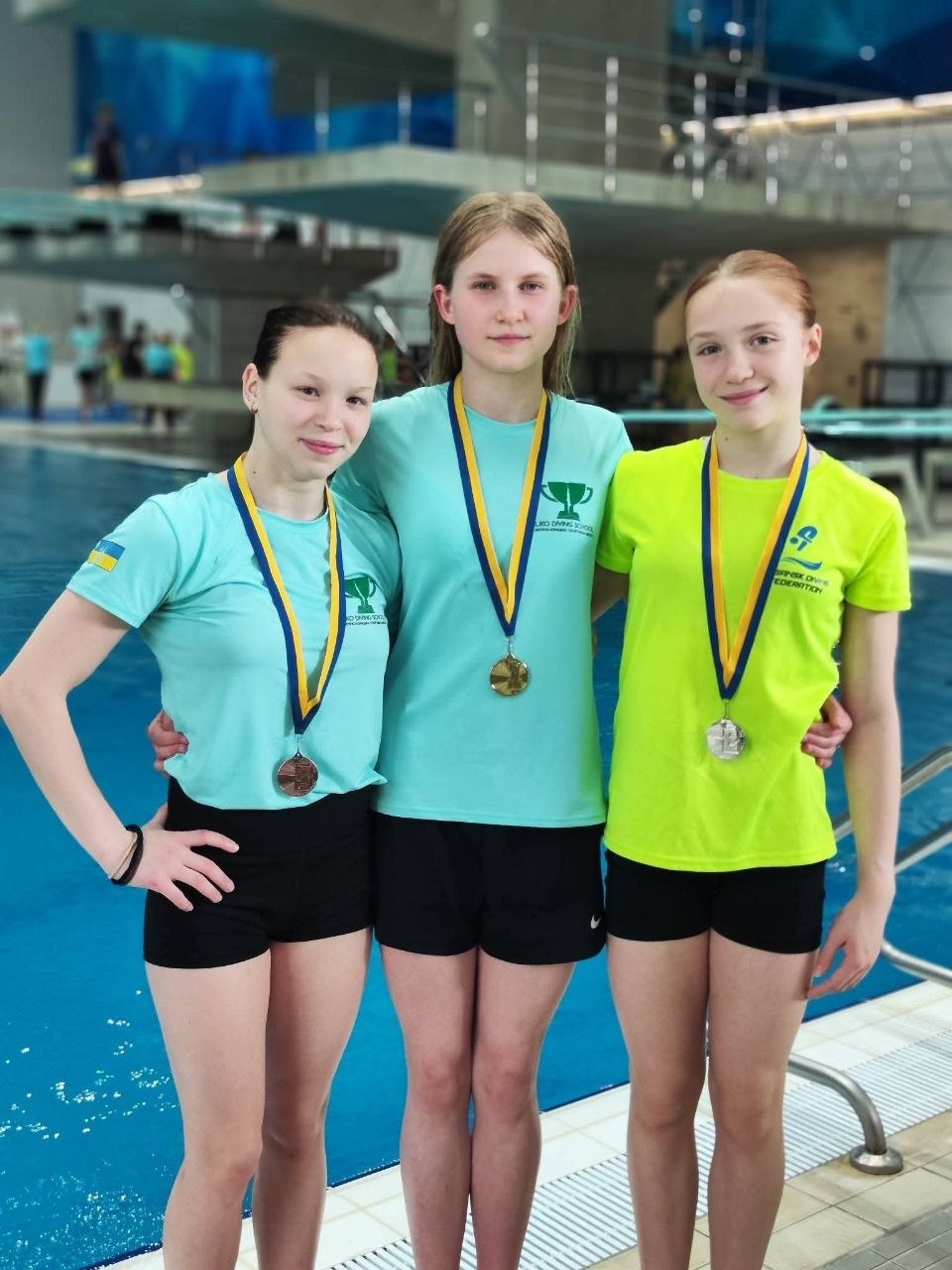 Луганські спортсменки здобули ще три медалі чемпіонату України зі стрибків у воду