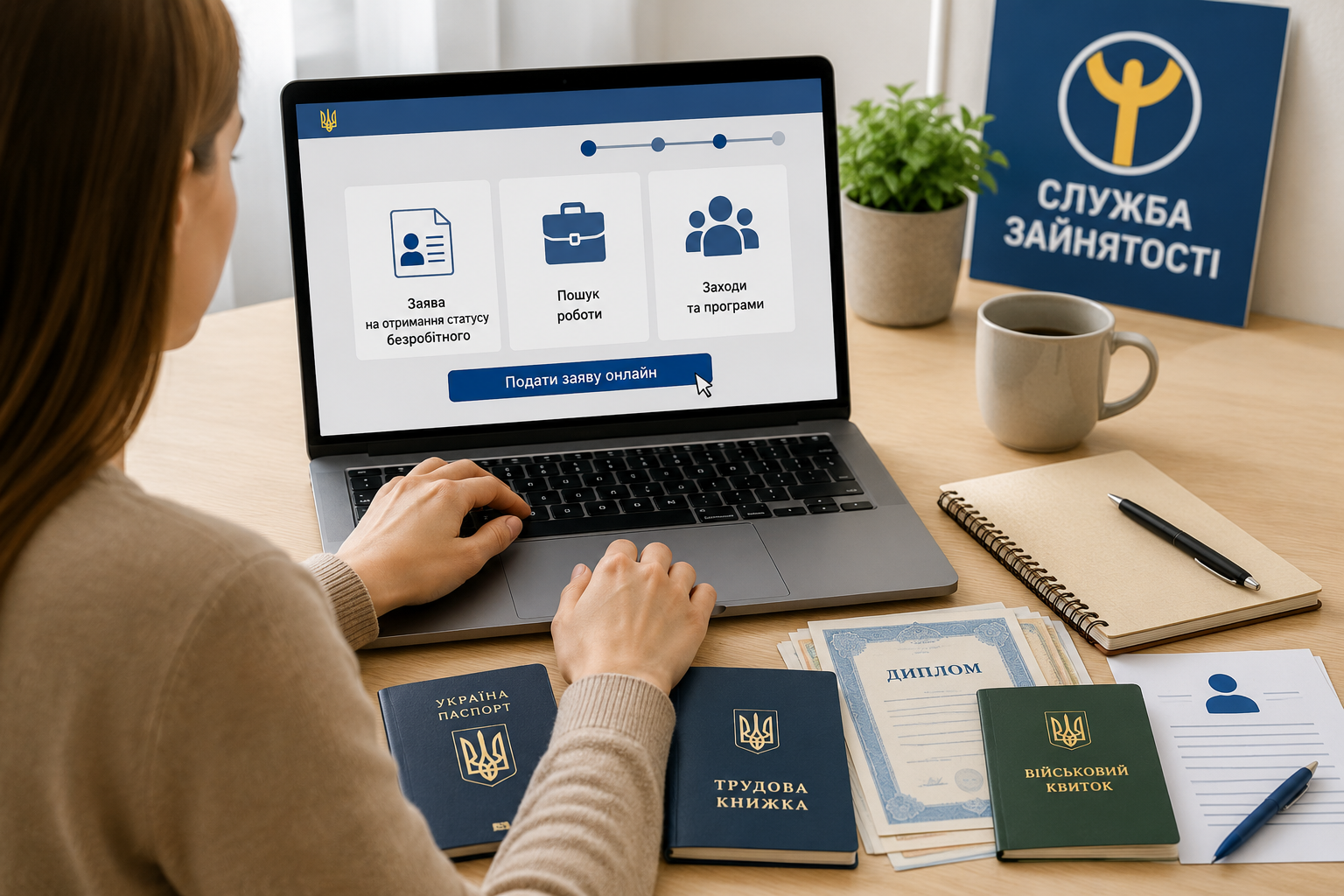 Як зареєструватися у службі зайнятості та отримати допомогу по безробіттю