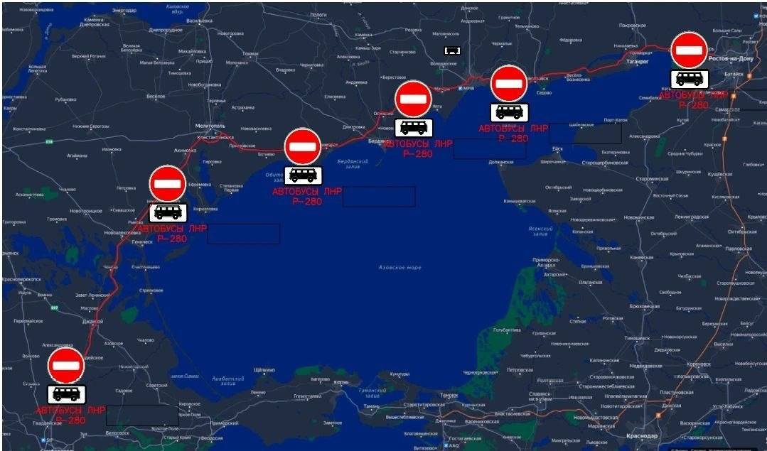На окупованій Луганщині обмежили пасажирські перевезення в бік Криму та південних регіонів
