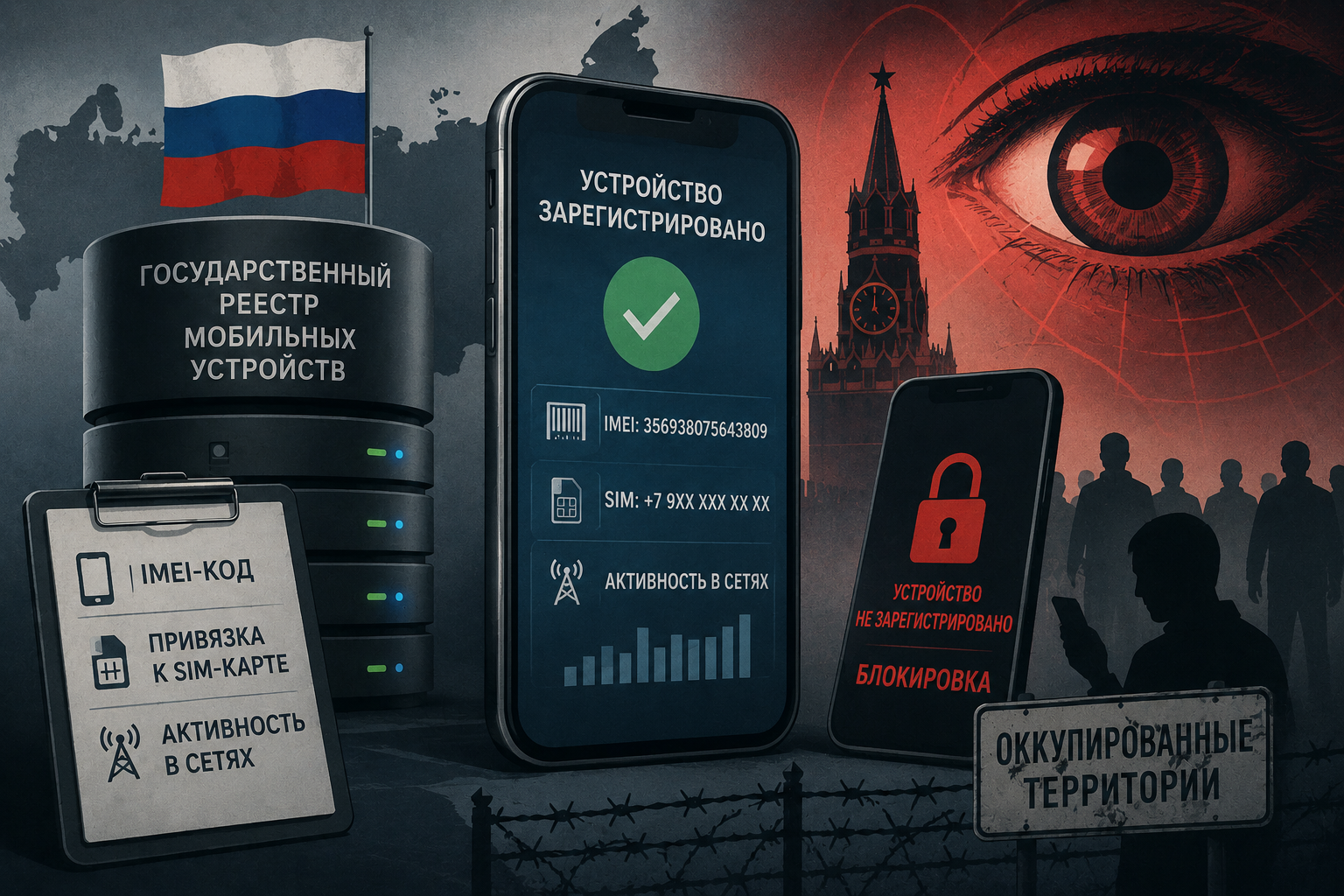 росія створює реєстр усіх мобільних телефонів