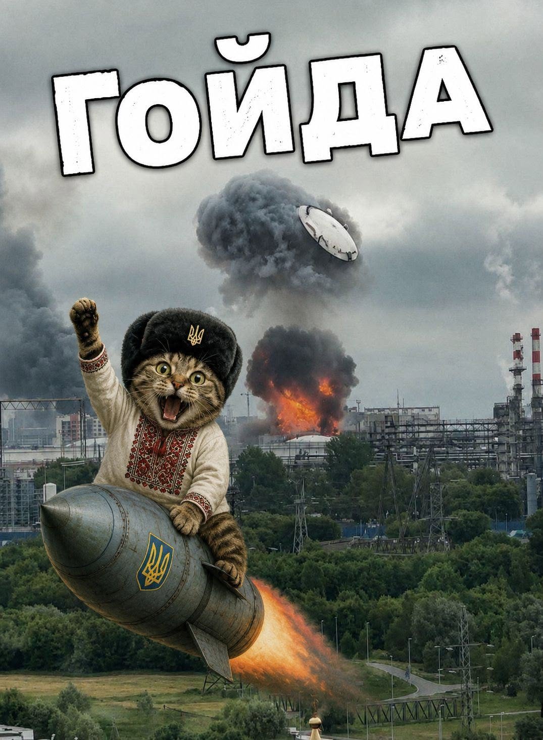 Прильоти по НПЗ у москві: мережа вибухнула мемами