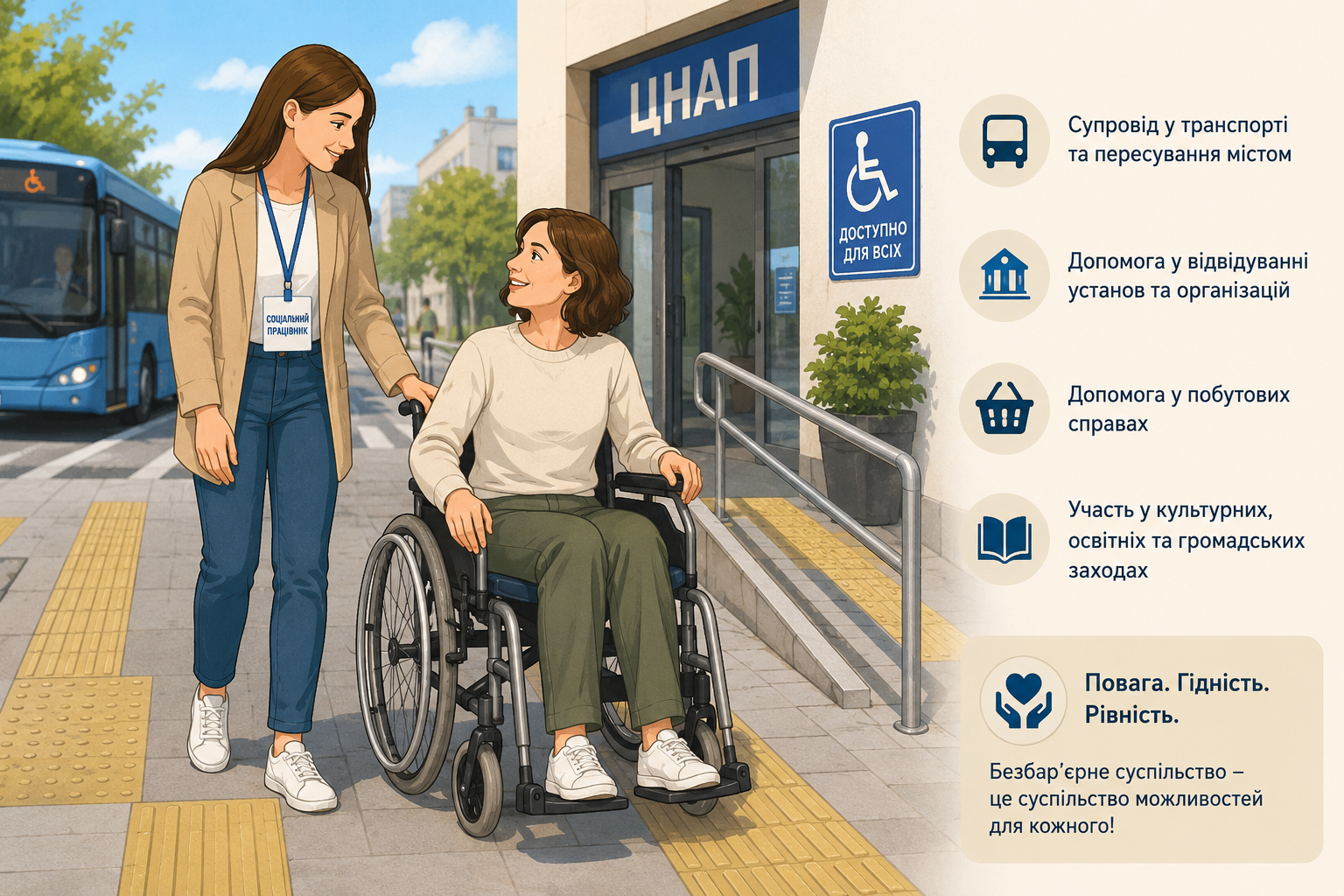 Фізичний супровід осіб з інвалідністю 
