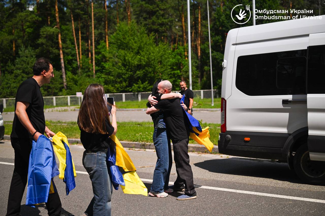 Україна повернула з російського полону ще сімох цивільних