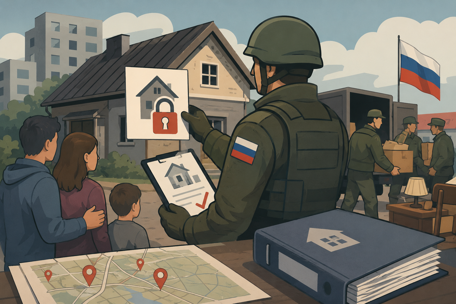 Окупанти масово привласнюють житло на Старобільщині: РДА веде власний реєстр