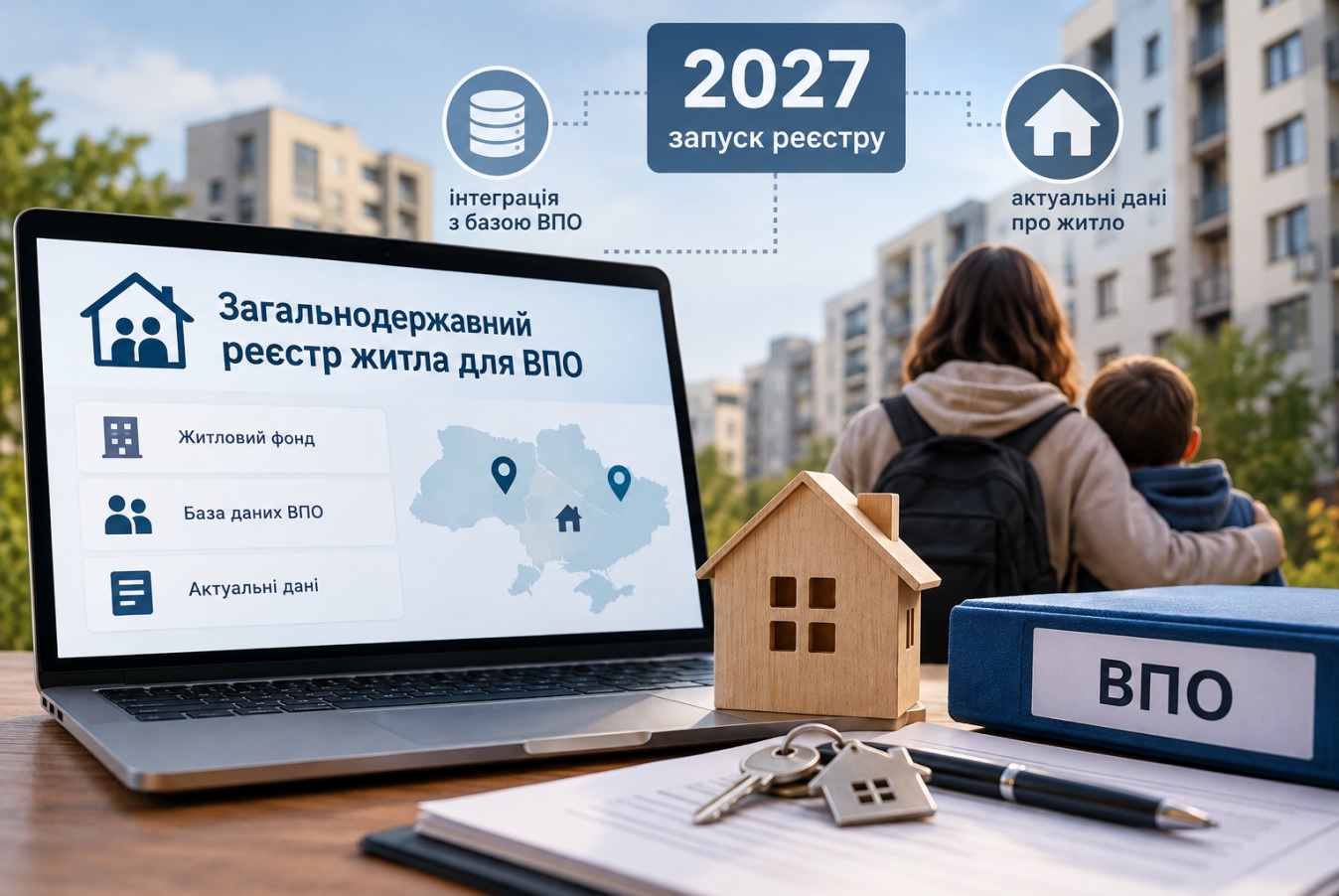 Загальнодержавний реєстр житла для ВПО планують запустити у 2027 році